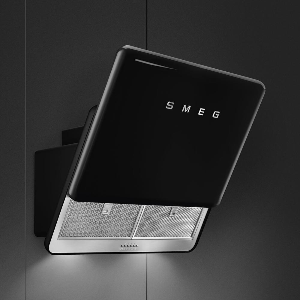 Nástěnný odsavač par s dálkovým ovládáním, 75 cm, černá