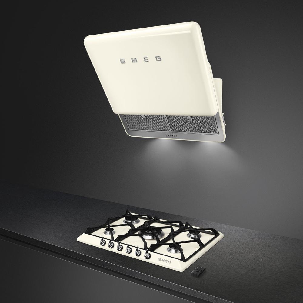 Nástěnný odsavač par s dálkovým ovládáním, 75 cm, černá