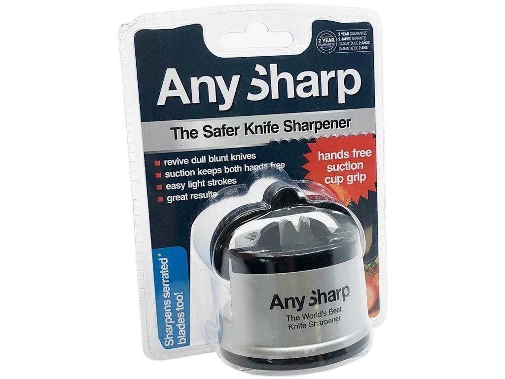 Brousek na nože Elite s plastovým tělem, šedá