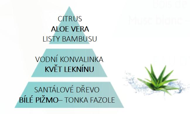 Keramická náplň vůně do auta Voda z aloe, 2 ks