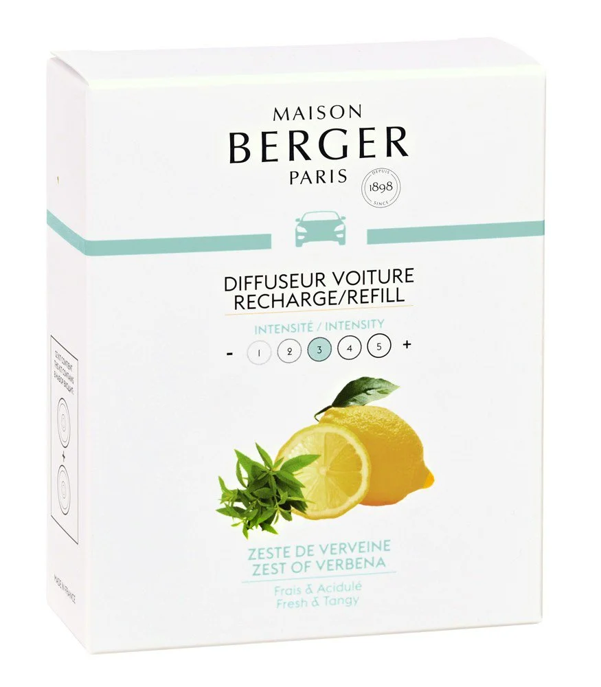 Keramická náplň vůně do auta Verbena, 2 ks