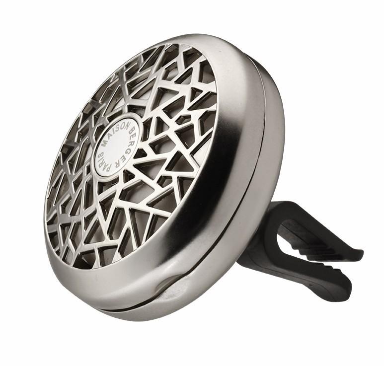 Vůně do auta Aroma Travel, matný nikl – Aromatická zahrada