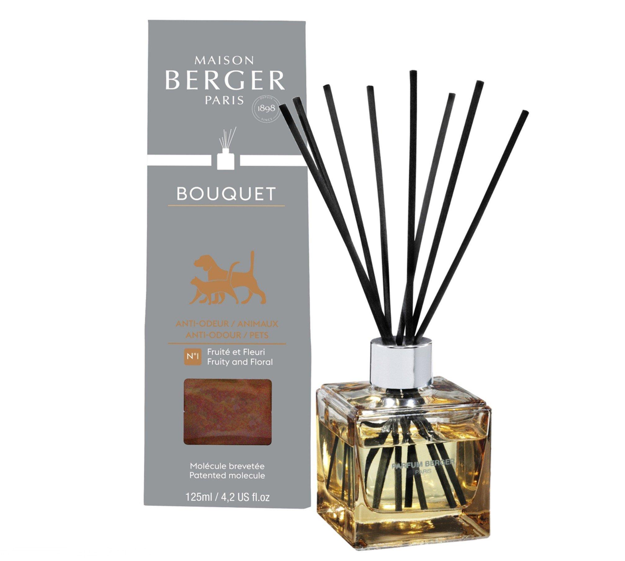 Aroma Difuzér Cube, Proti zvířecímu zápachu – Ovocno-květinová vůně, 125 ml