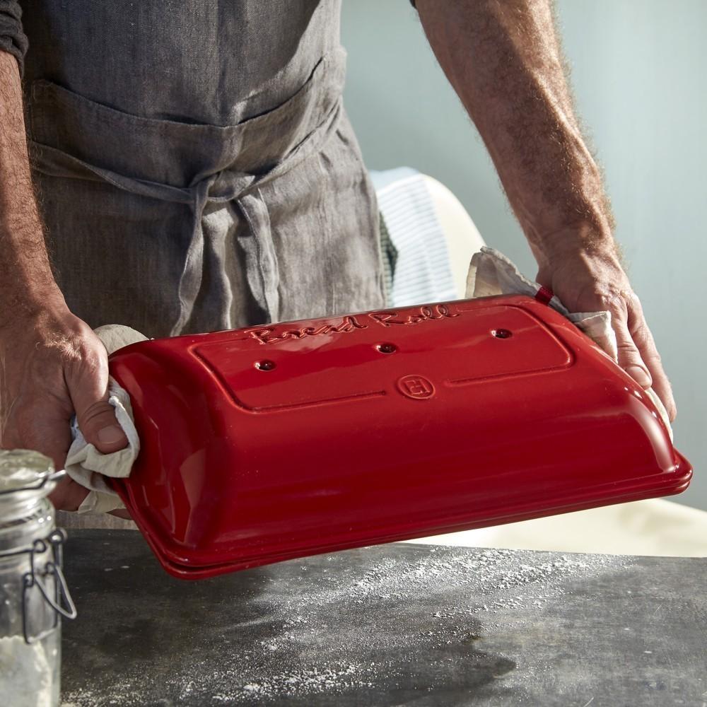 Pečící forma na 5 mini bagetek, granátová, 39 x 23 cm