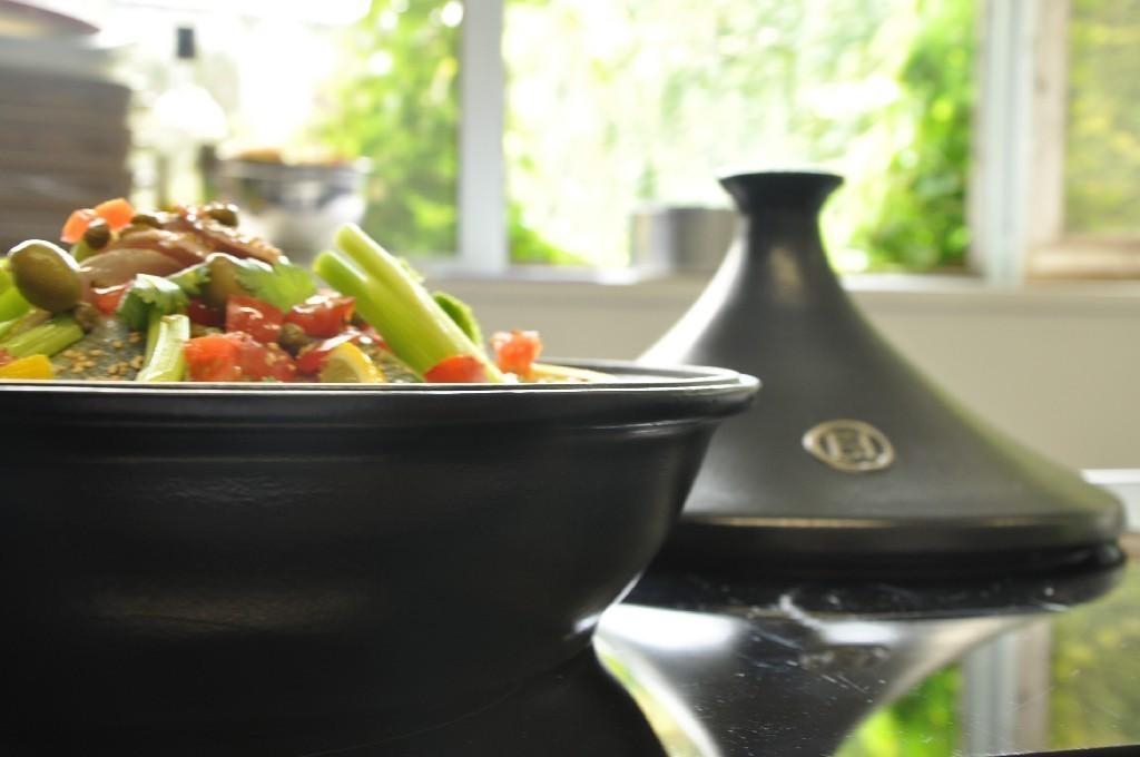 Keramický hrnec tajine, Ø 32 cm, temně modrá Belle Ile