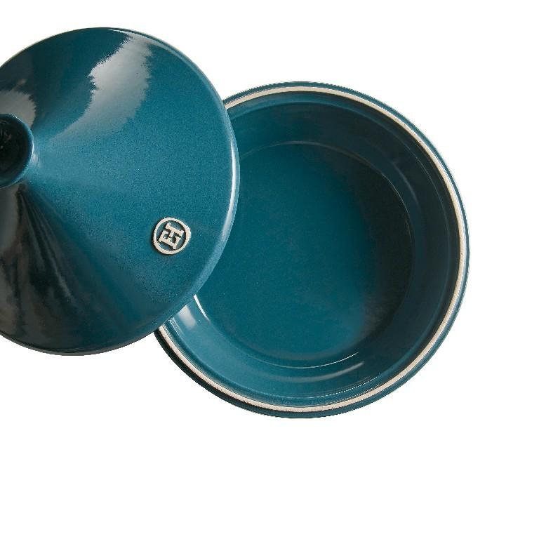 Keramický hrnec tajine, Ø 32 cm, temně modrá Belle Ile
