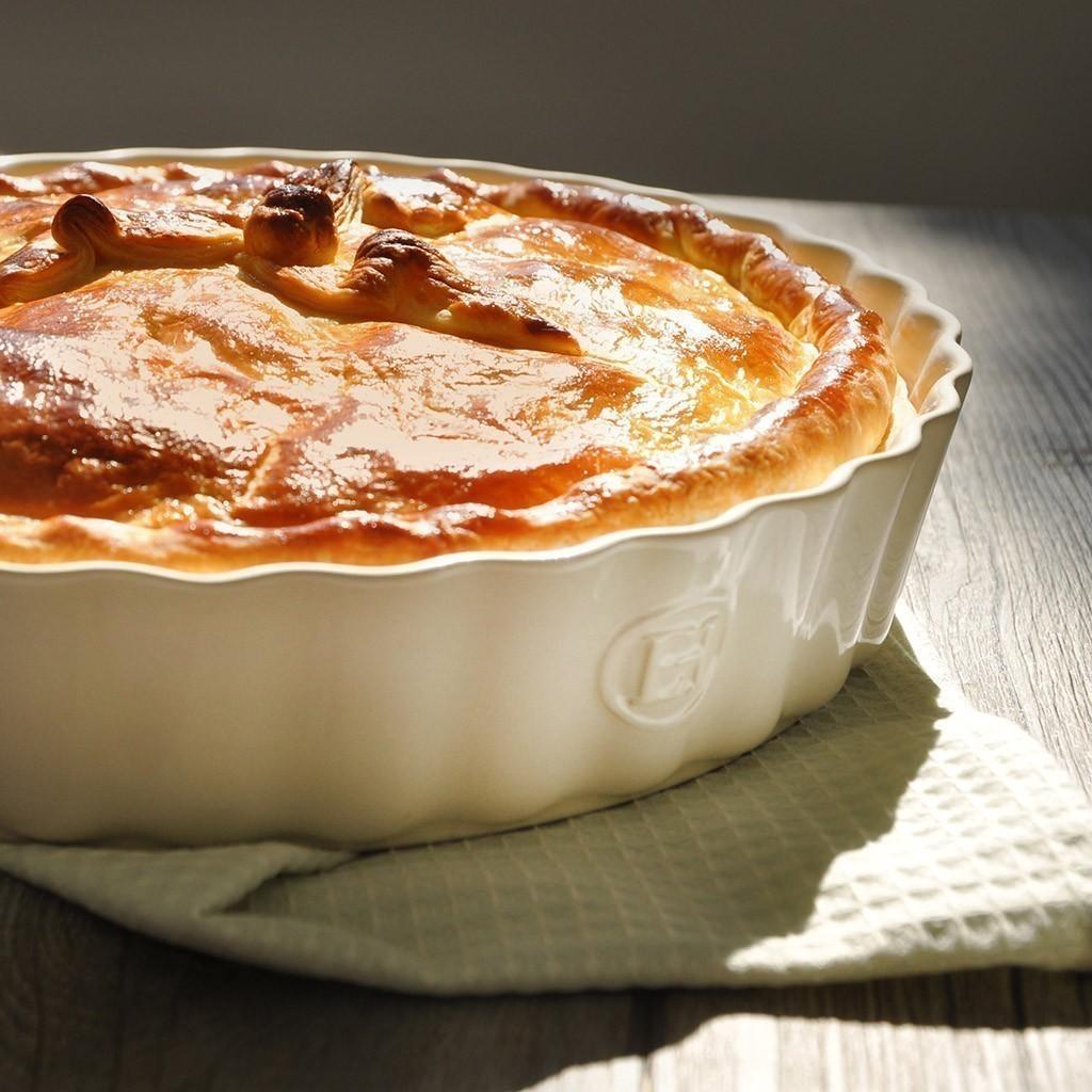 Hluboká koláčová forma, Ø 28 cm, žlutá Provence