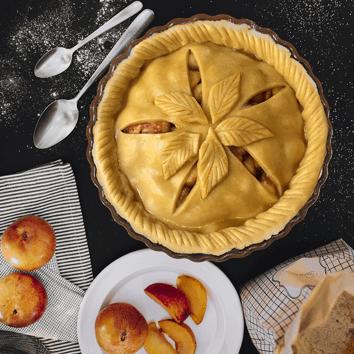 Hluboká koláčová forma, Ø 28 cm, žlutá Provence