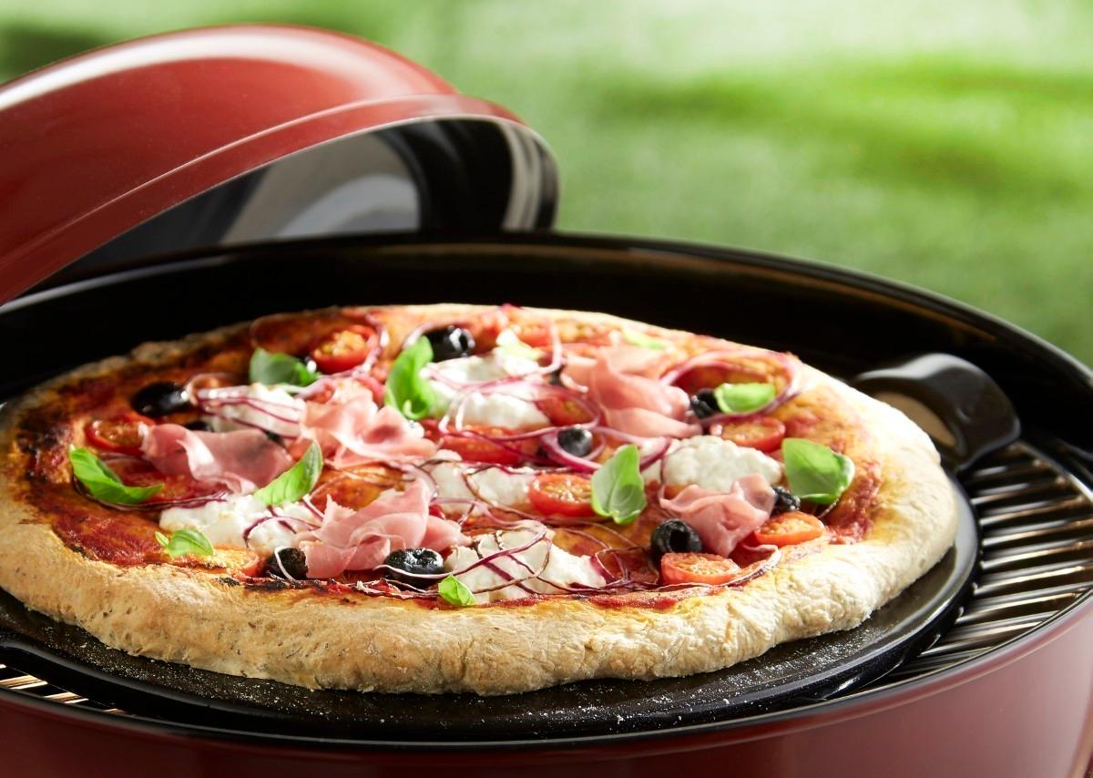 Pizza stone, 37 cm, pepřová