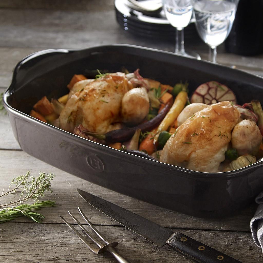 Zapékací mísa Ultime, 42,5 x 28 cm, granátová 