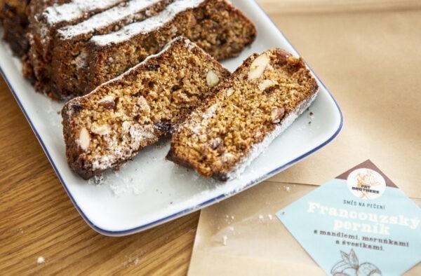 Směs na pečení Francouzský perník s mandlemi, meruňkami a švestkami
