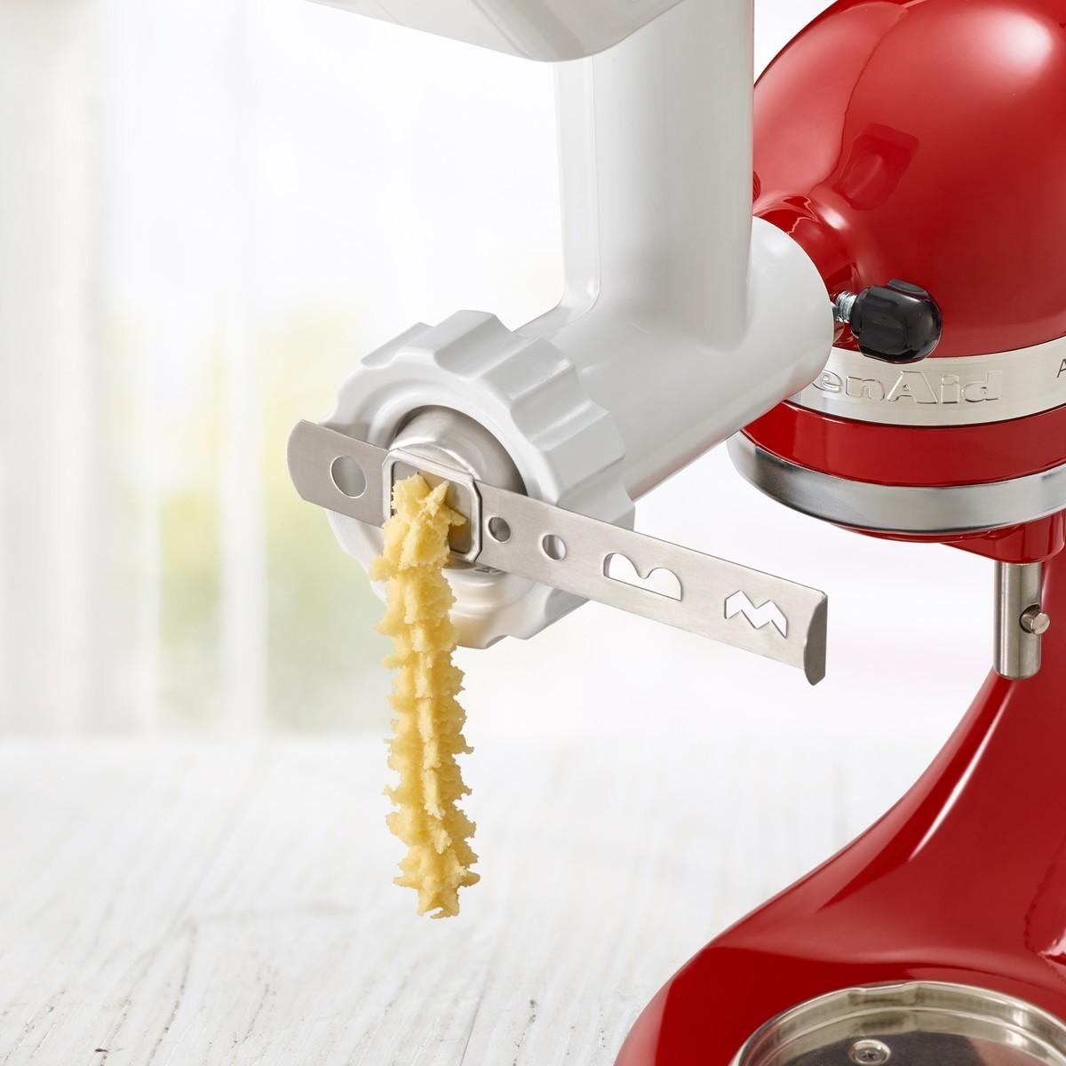 Kuchyňský robot Artisan KSM125 s mlýnkem a příslušenstvím na cookies, královská červená