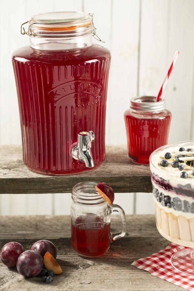 Skleněný soudek s kohoutkem, 5 l