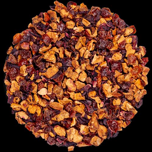 Sypaný ovocný čaj AquaExotica Bio, kovová dóza 100 g