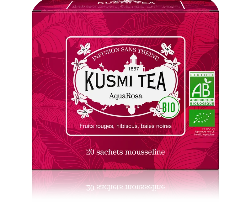 Porcovaný ovocný čaj AquaRosa Bio, 20 sáčků