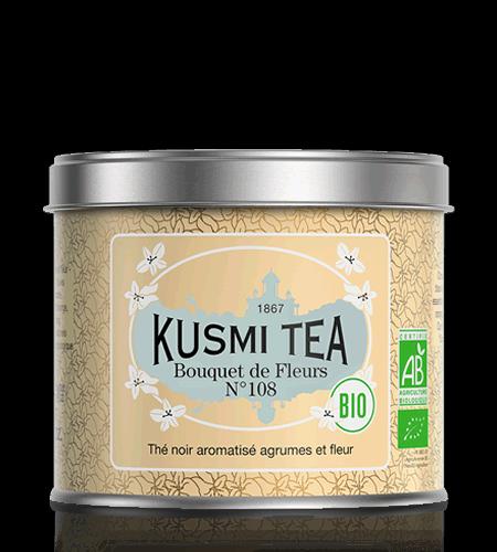 Sypaný černý čaj Bouquet of Flower N°108 Bio, kovová dóza 20 g