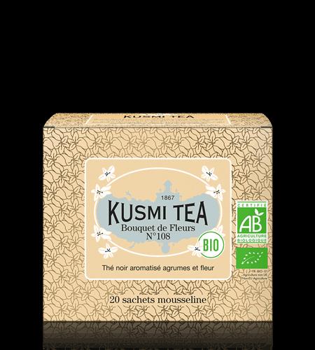 Sypaný černý čaj Bouquet of Flower N°108 Bio, kovová dóza 20 g