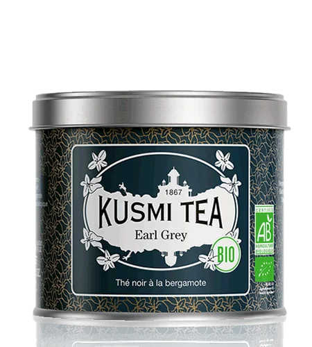 Sypaný černý čaj Earl Grey Bio, kovová dóza 100 g