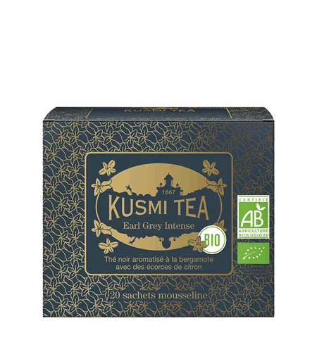 Porcovaný černý čaj Earl Grey Intense Bio, 20 sáčků