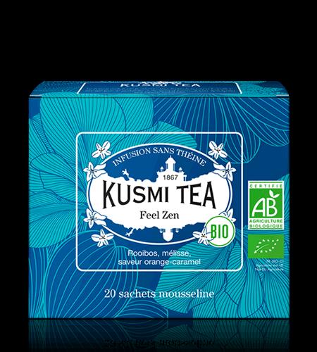 Porcovaný bylinný čaj Feel Zen Bio, 20 sáčků