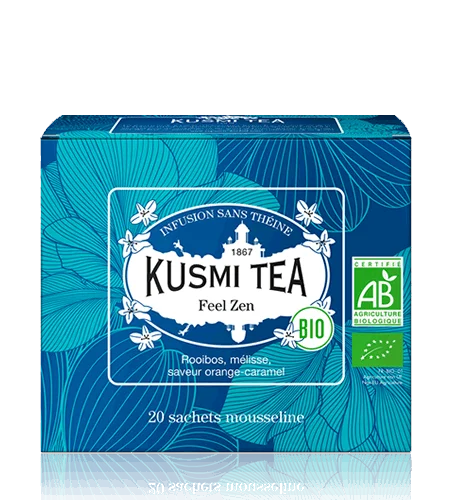 Porcovaný bylinný čaj Feel Zen Bio, 20 sáčků