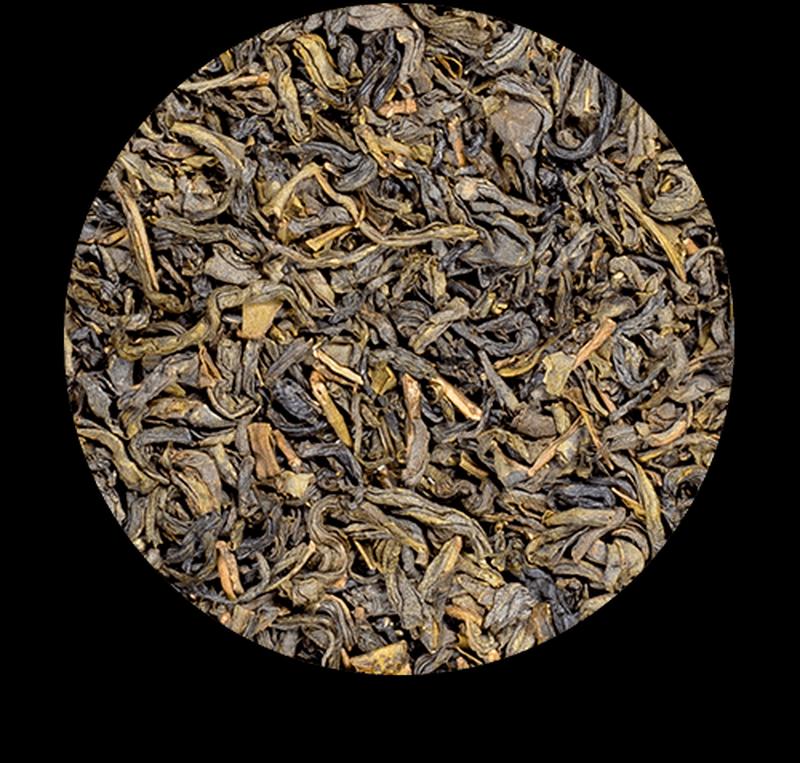 Sypaný zelený čaj Green Ginger Lemon Bio, kovová dóza 100 g