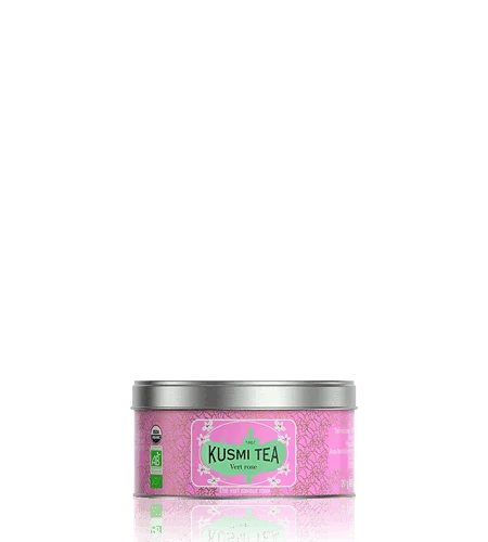 Sypaný zelený čaj Green Rose Bio, kovová dóza 20 g