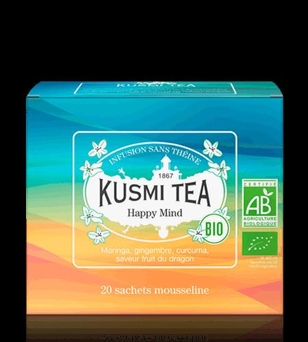 Porcovaný bylinný čaj Happy Mind Bio, 20 sáčků