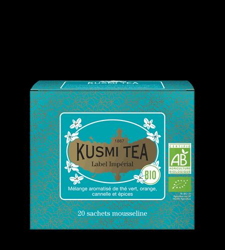 Sypaný zelený čaj Imperial Label Bio, kovová dóza 100 g