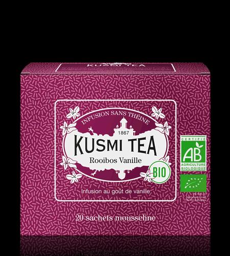 Porcovaný bylinný čaj Vanilla Rooibos Bio, 20 sáčků