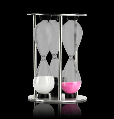 Přesýpací hodiny na louhování čaje