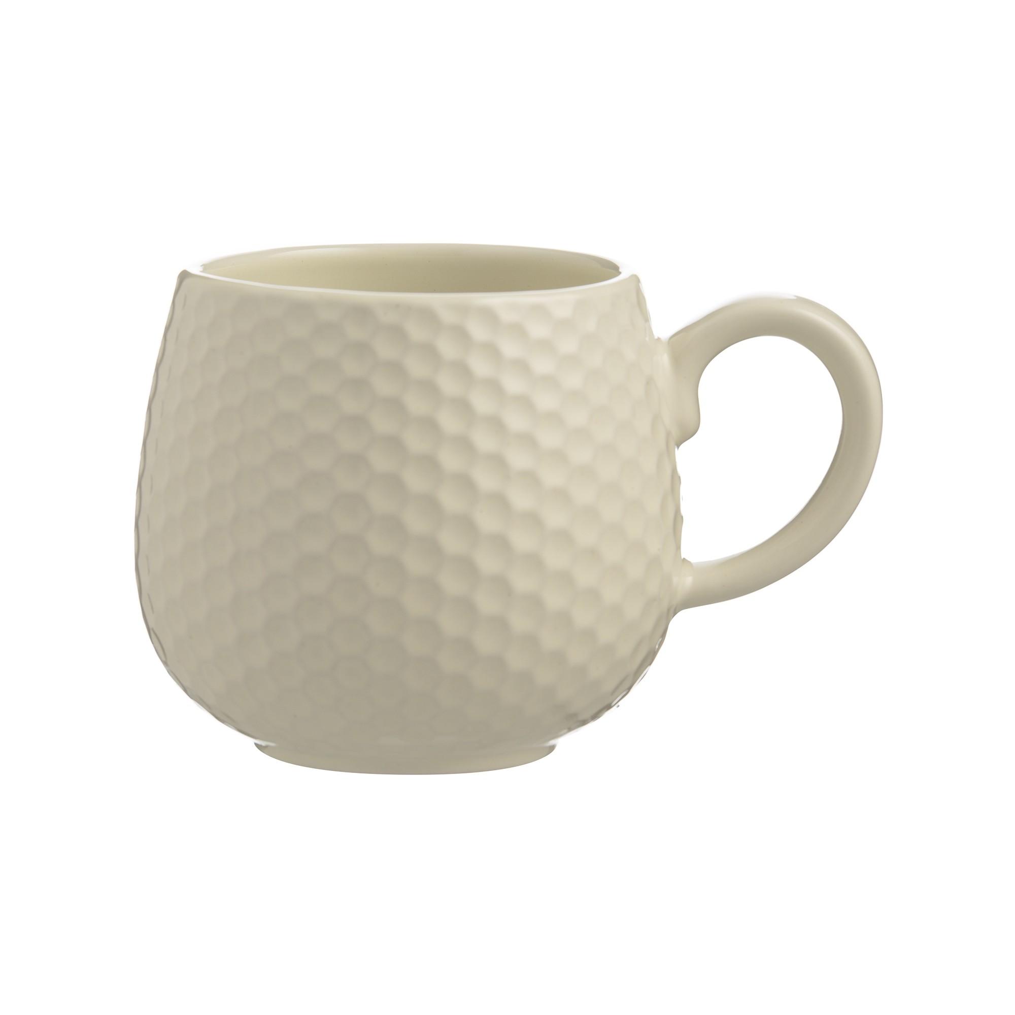 Impressions Mugs hrnek Honeycomb, 350 ml, bílý