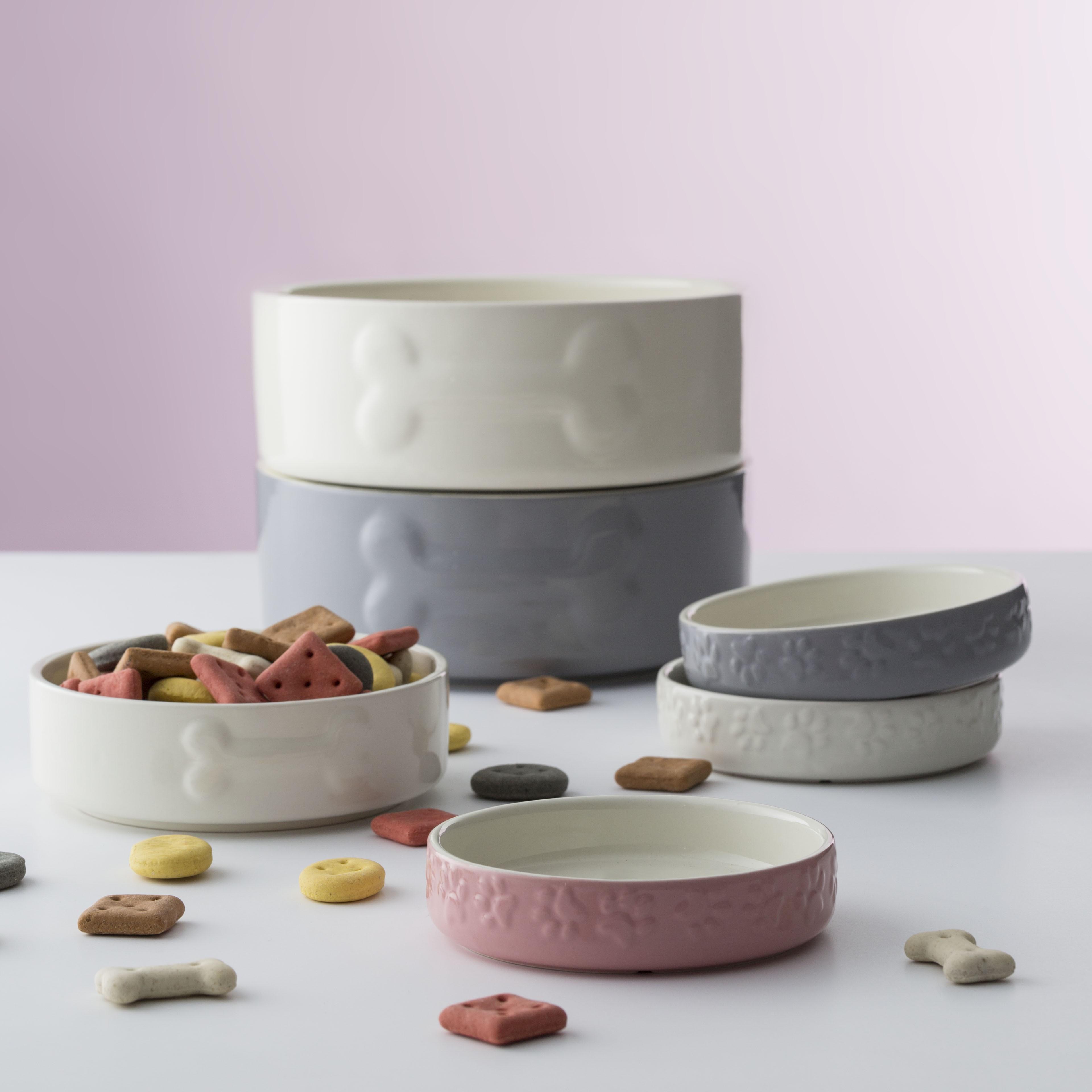 Miska pro psy Colour Mix, 1,5 l, krémově bílá