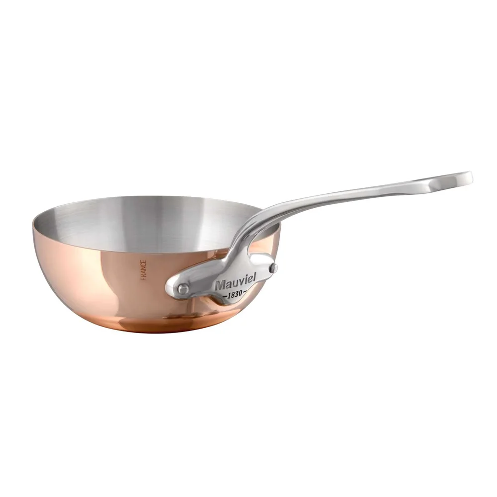 Kónický měděný rendlík s nerezovou rukojetí, M’héritage 150 S, Ø 16 cm / 1,1 l