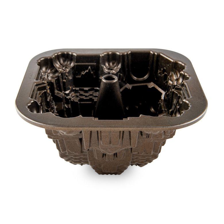 Forma na bábovku Strašidelný zámek, bronzová 2,4 l 