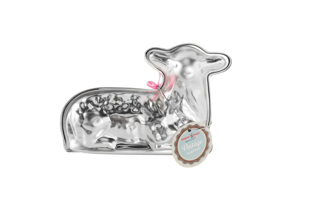 Forma na pečení velikonoční beránek , stříbrná, 710 ml