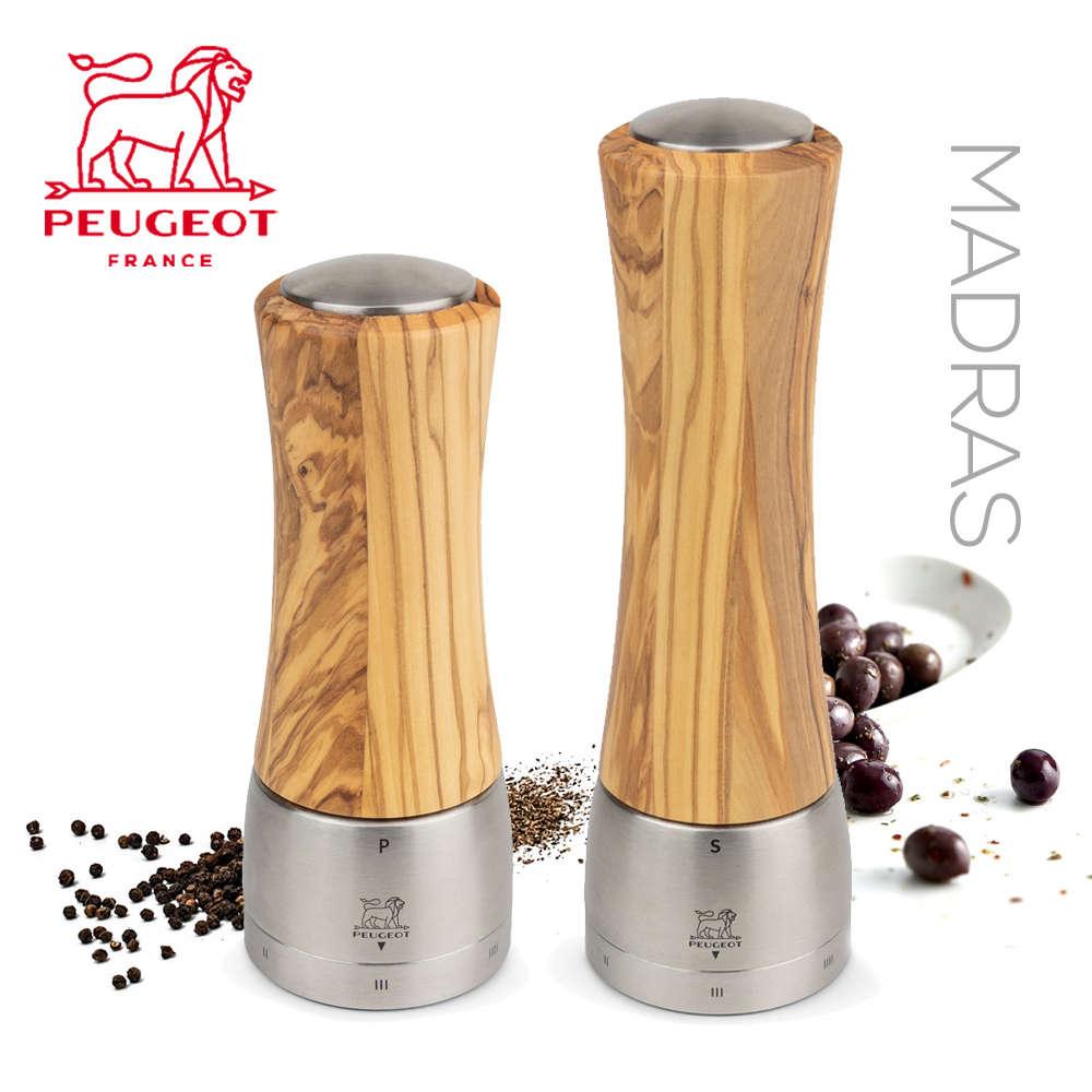 Mlýnek na pepř Madras, olivové dřevo, 21 cm