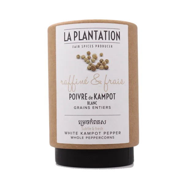 Kampotský pepř bílý Potten & Pannen - Staněk, tubus 50 g