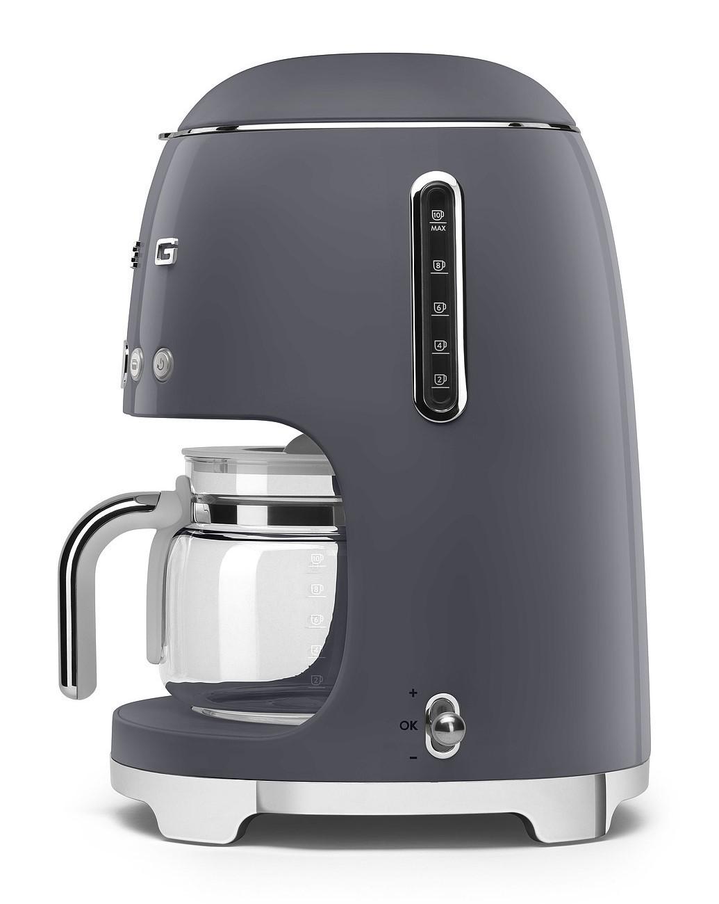 Překapávač na kávu 50´s Retro Style, matná černá