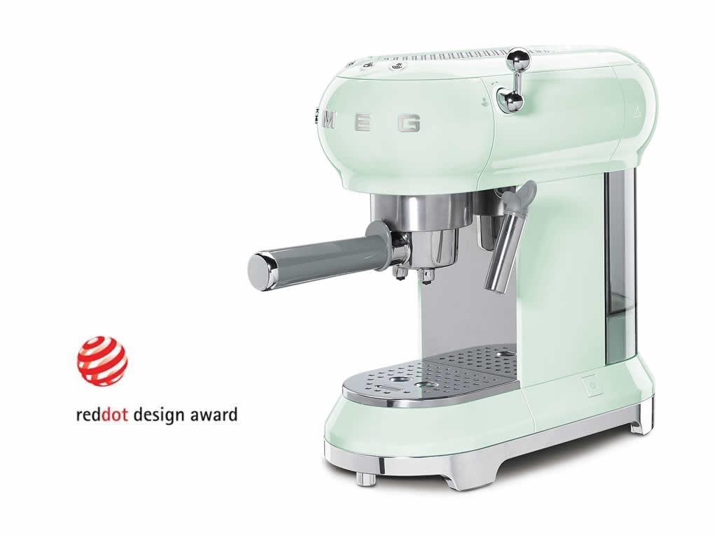 Pákový kávovar 50´s Retro Style, pastelově zelený