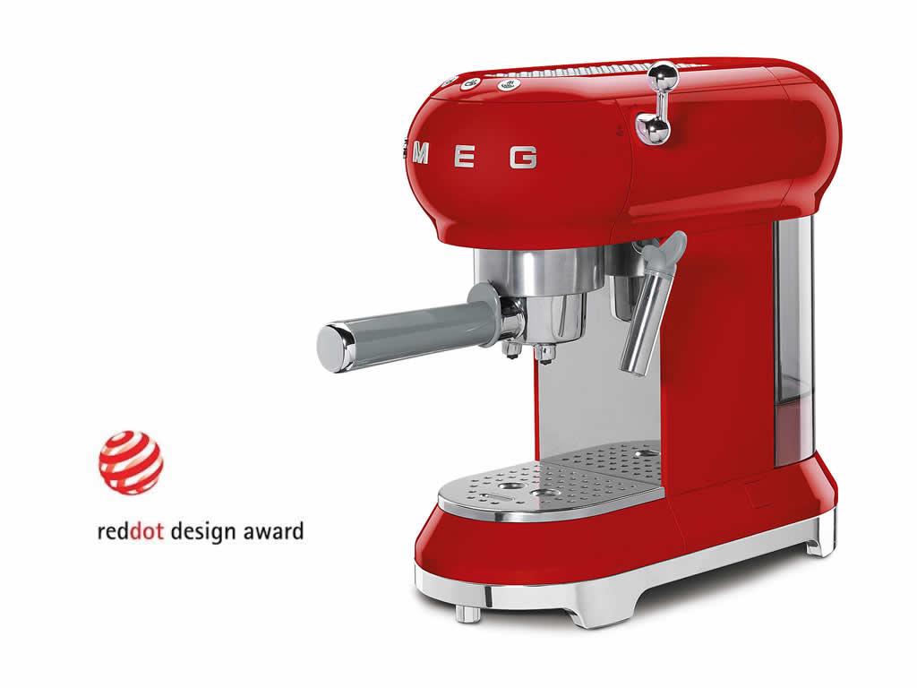 Pákový kávovar 50´s Retro Style, pastelově zelený