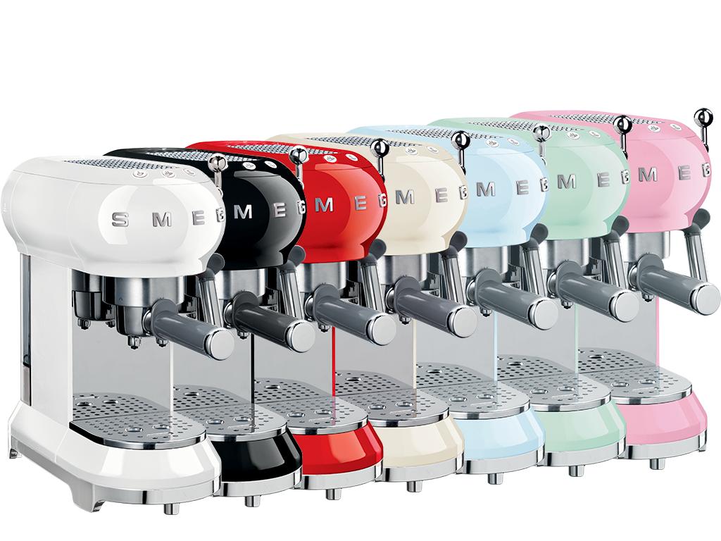 Pákový kávovar 50´s Retro Style, pastelově zelený