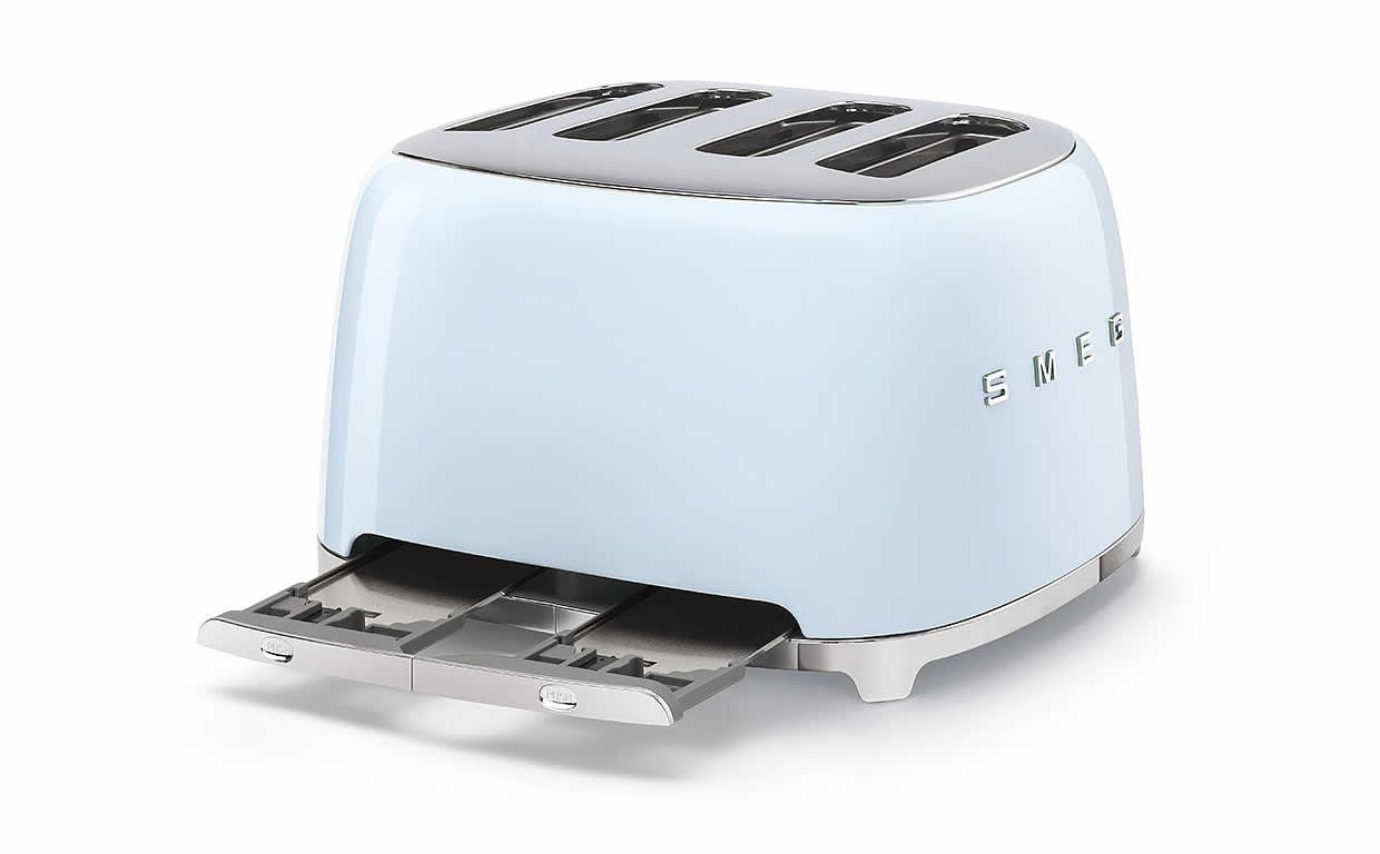 Toustovač 50´s Retro Style, 4x4, TSF03 pastelově modrý