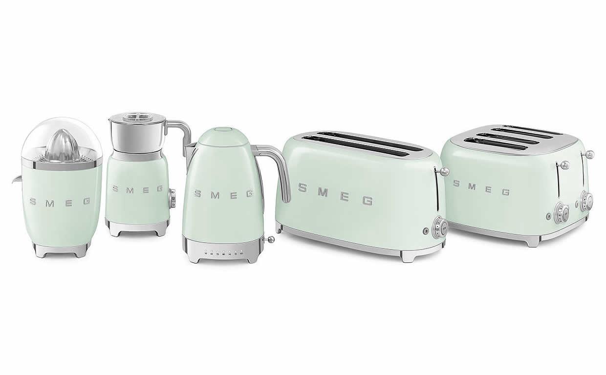 Toustovač 50´s Retro Style, 4x4, TSF03 pastelově modrý