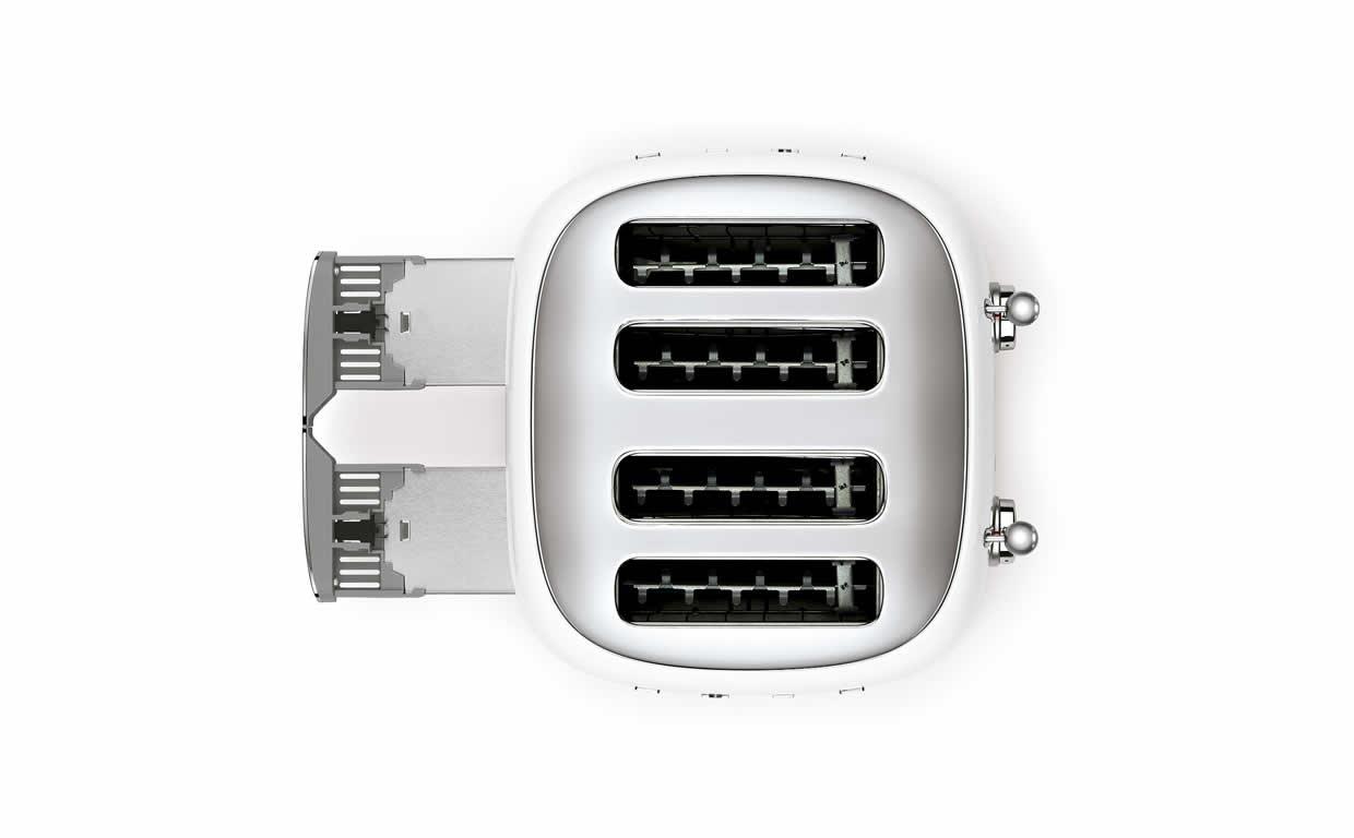 Toustovač 50´s Retro Style, 4x4, TSF03 pastelově modrý