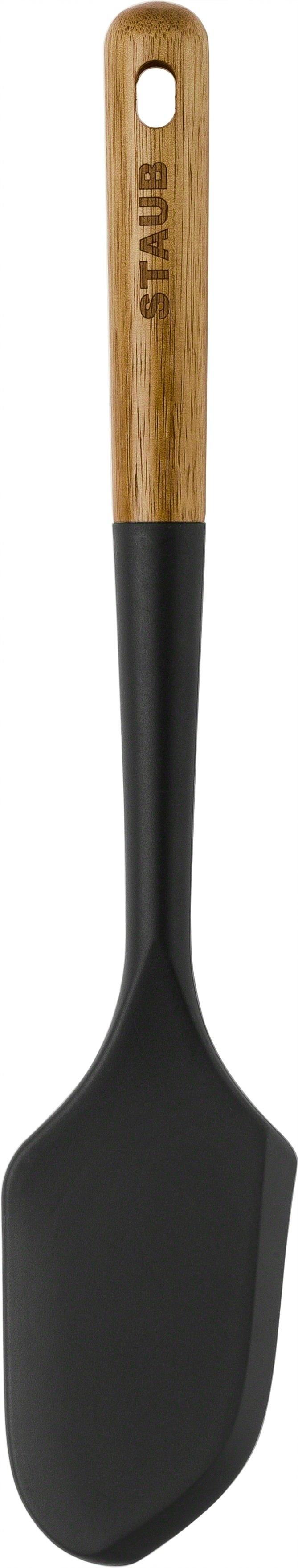 Stěrka na těsto silikonová, s dřevěnou rukojetí, 31 cm