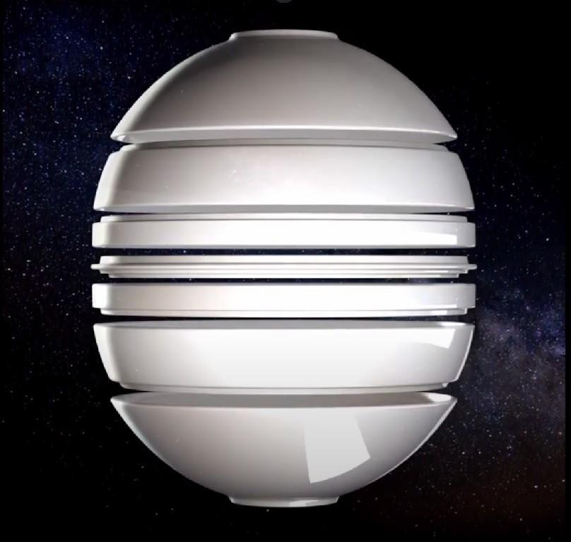 La Boule jídelní sada, bílá, 7 ks