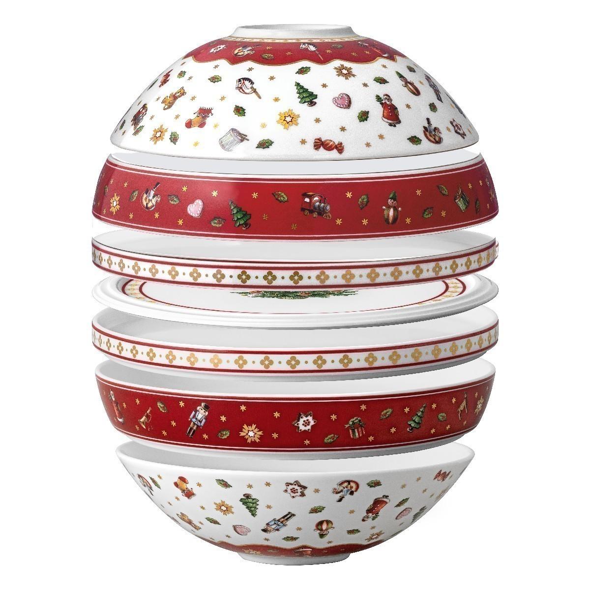 Toy´s Delight vánoční jídelní sada pro dva La Boule, 7 ks