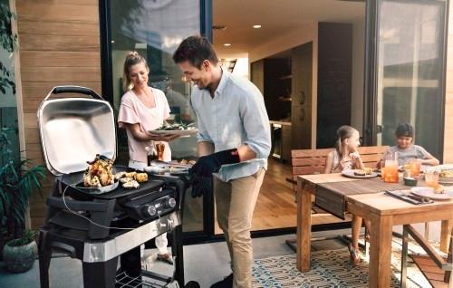 Elektrický SMART gril Pulse 2000, černý se stojanem