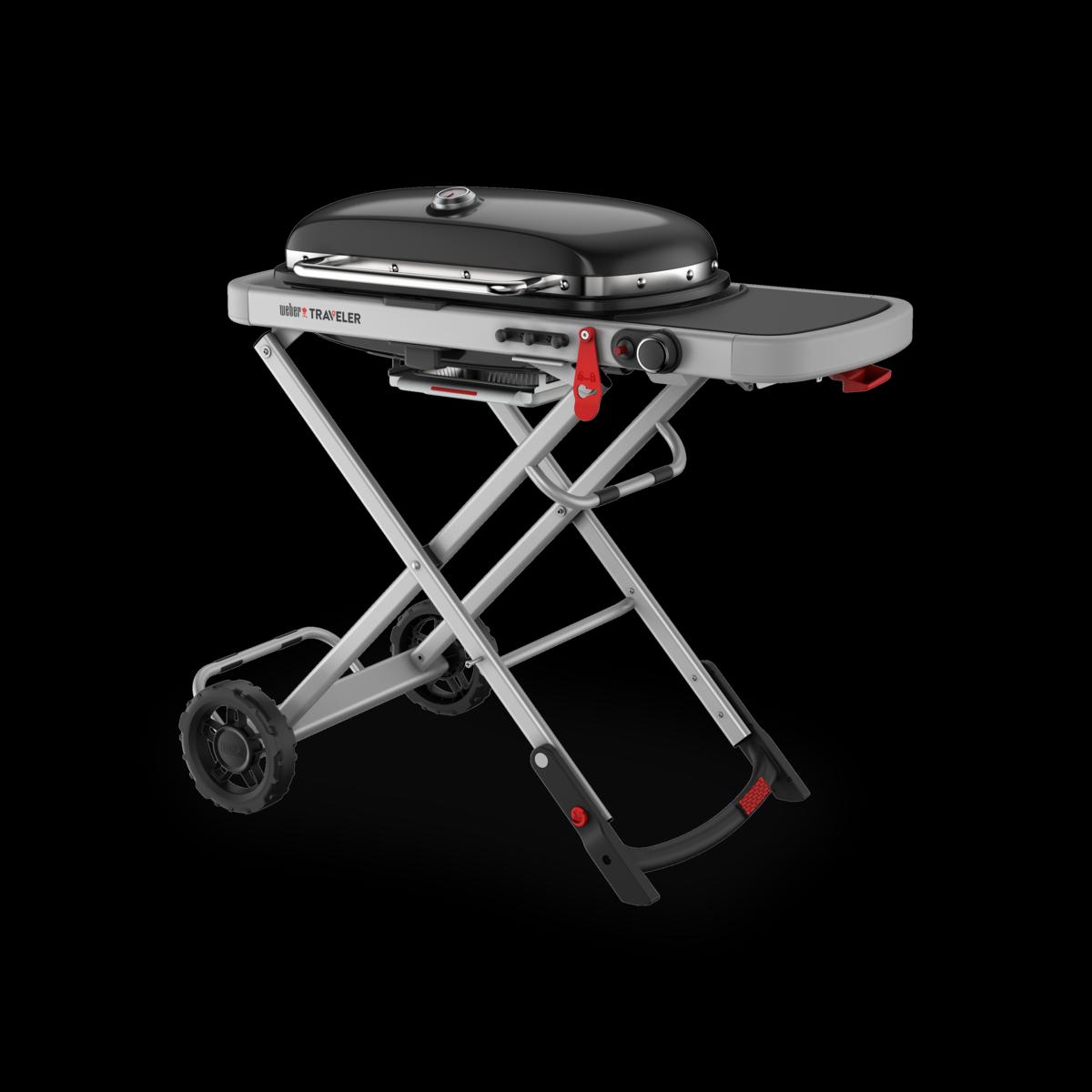 Plynový gril Traveler, černý